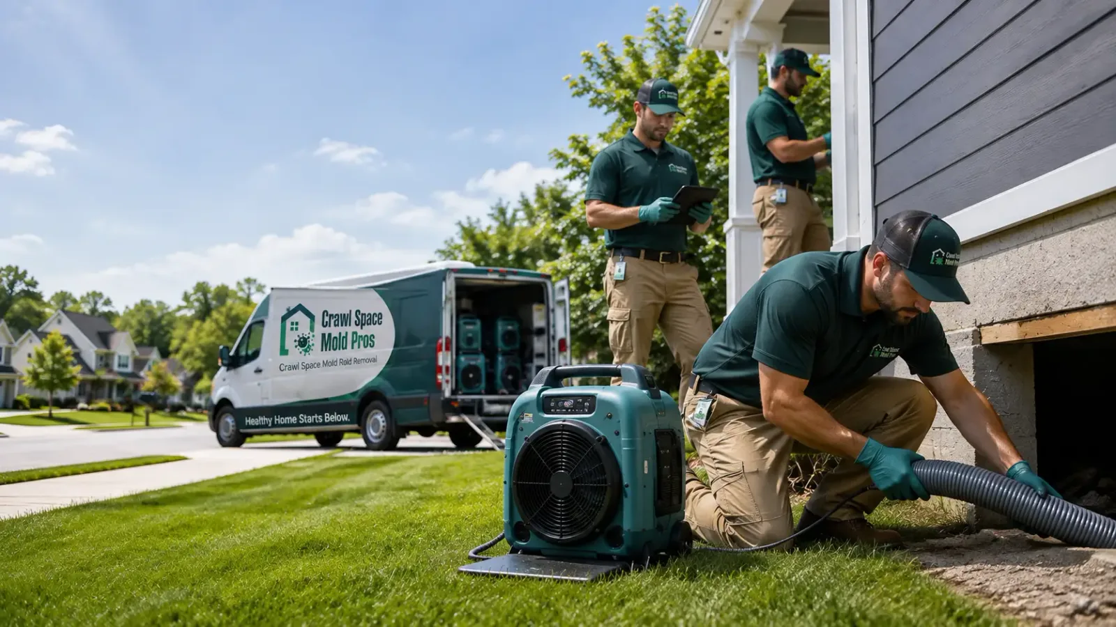Crawl Space Mold Removal in Westerville, NE